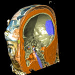 Virtual Mummy with a mid-sagittal cut