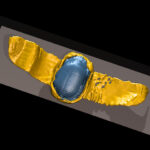 Scarab in the mummy of Khonsu-maa-kheru